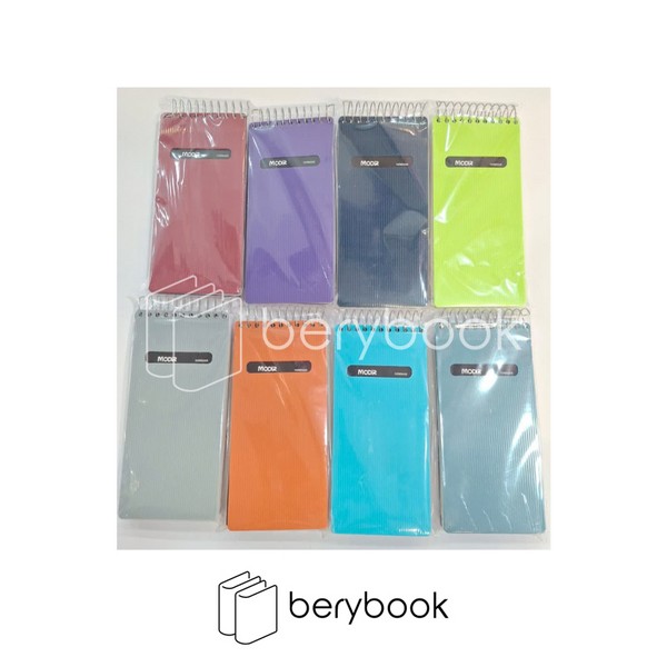 modir / مدیر / دفتر یادداشت 160برگ / سیم از بالا / پالتویی / کد 244