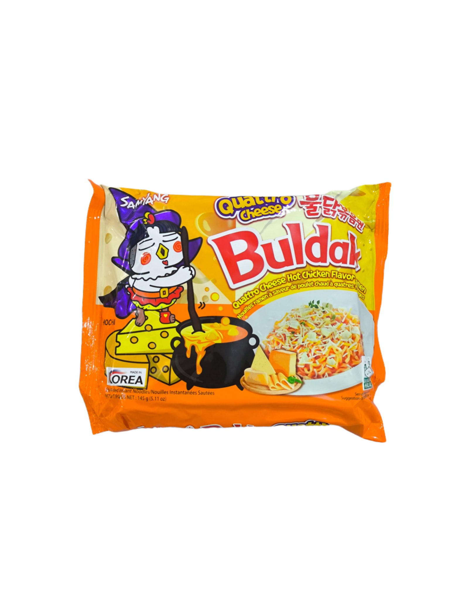 نودل سامیانگ طعم 4 پنیر وزن 145 گرم