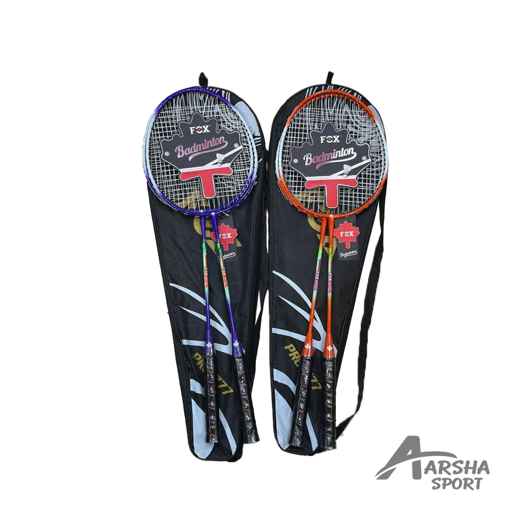 راکت دو عددی بدمینتون طرح فوکس