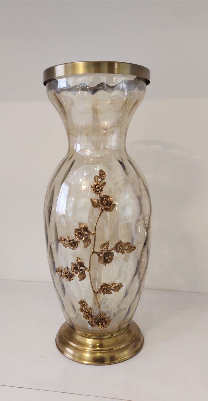 گلدان شیشه ای برند گلدن گیفت مدل 615 