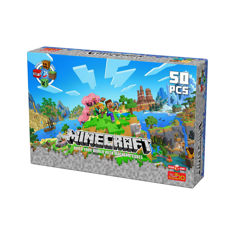 ساختنی 50 تکه مدل مکعب های مغناطیسی ماینکرفت