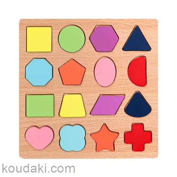 مونته سوری اشکال هندسی چوبی