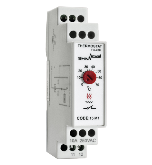 ترموستات تابلویی شیوا امواج | کد 15M1