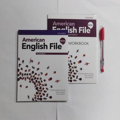 کتاب امریکن انگلیش فایل استارتر ویرایش سوم وزیری American English File Starter (3rd Edition)
