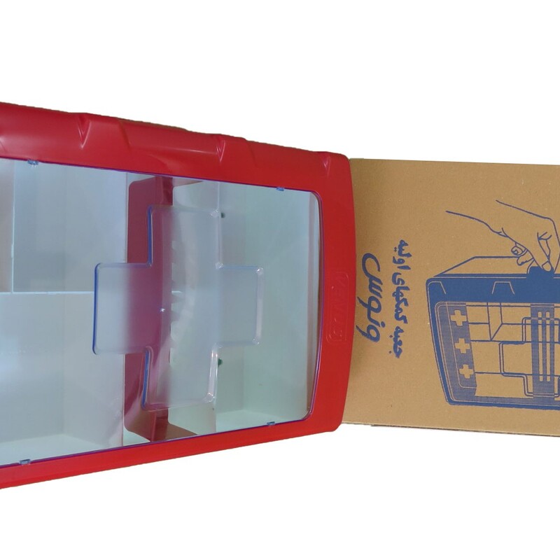 جعبه کمک های اولیه پلاستیکی ونوس ، کیف کمک های اولیه دیواری پلاستیکی با بسته بندی کارتنی