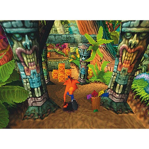 بازی پلی استیشن 1 کراش بندیکوت (crash bandicoot)