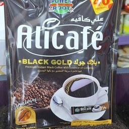 قهوه تلخ علی کافه بلک اصل وارداتی40 تایی گلد مستقیم از دبی