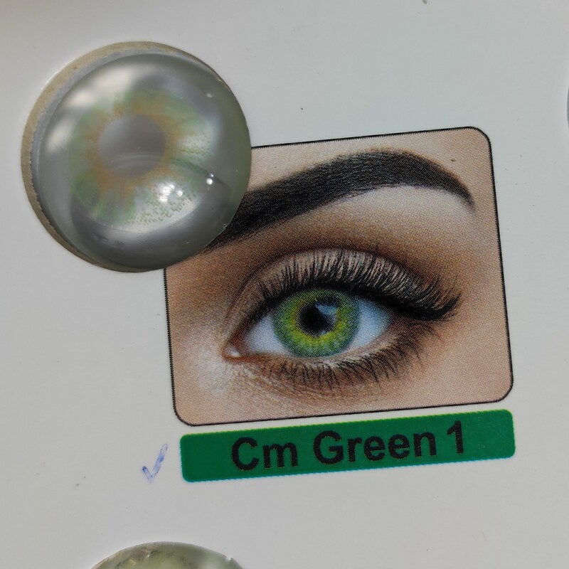 لنز  رنگی چشم لاکی لوک 6ماهه رنگ سبز