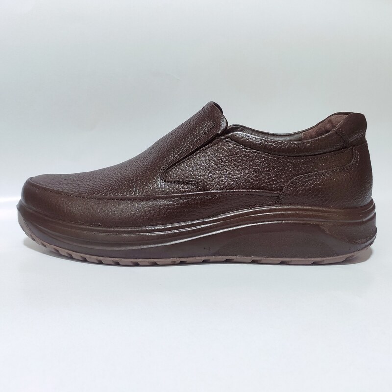 کفش مردانه آتاپا مدل گریدر تمام چرم طبیعی قهوه ای 