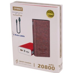 شارژر همراه پاور بانک20800MAH  EPIMAX مدل EP-18 اسمارت شارژ فست شارژ