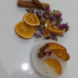 شمع پرتقال و دارچین