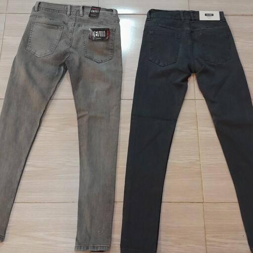 شلوار جین مردانه لوله جذب در دو رنگ فول کش سایز 36 تا 44 ایرانی