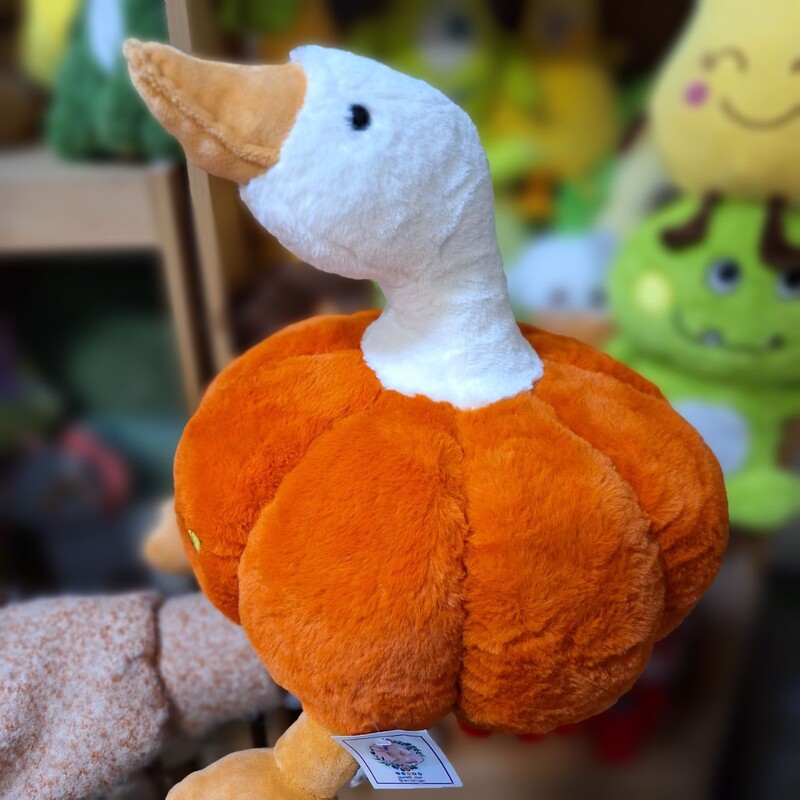 عروسک اردک کدو حلوایی سایز 2