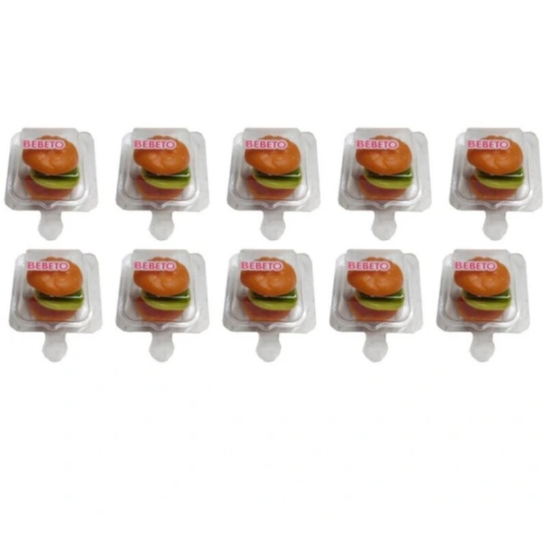 پاستیل طرح همبرگر ببتو 13 گرمی Jelly Gum Bebeto Burger Xs 13g