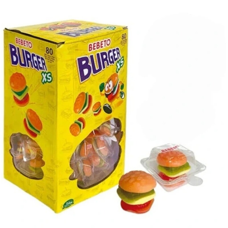 پاستیل طرح همبرگر ببتو 13 گرمی Jelly Gum Bebeto Burger Xs 13g