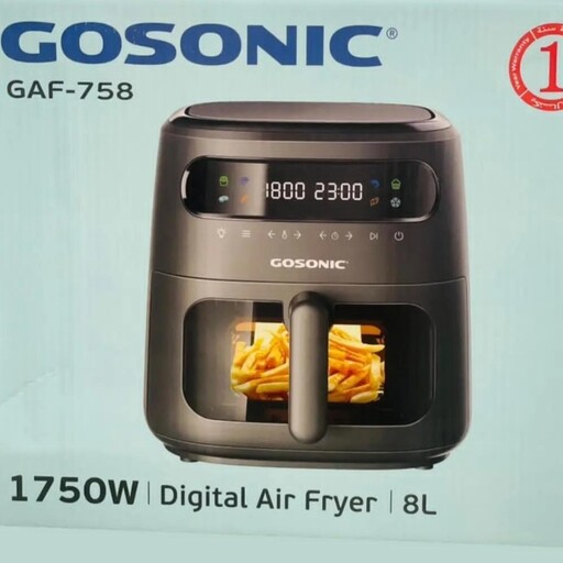 سرخ کن بدون روغن گوسونیک مدل GAF-758 گنجایش 8 لیتر