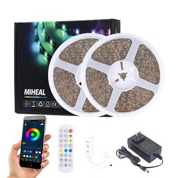 نوار RGB تزیینی 40 متری برند MIHEAL با تراکم بالا