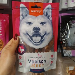 تشویقی  برند wanpy  سگ با طعم گوشت گوزن 