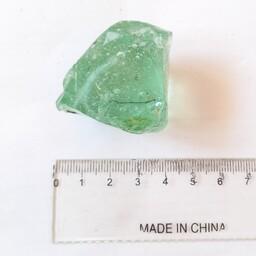 سنگ آبسیدین گوهر سبز اصل معدنی کد 30004