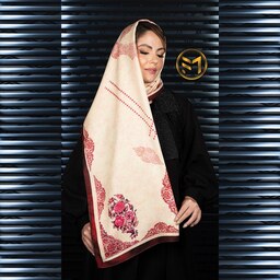 شال ابریشمی زنانه فابریک مد طرح سنتی کد 35