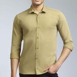 پیراهن کتان مردانه  کوتینگ شست خورده اسپرت کتان در چهار سایز 