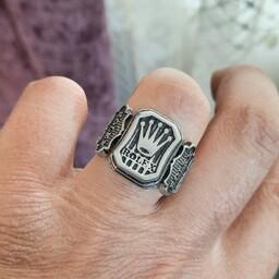 انگشتر مردانه  استیل رولکس کامل سفید و رنک صددرصد ثابت از شانی گالری