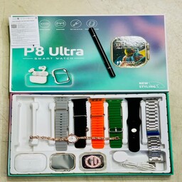 پک ساعت هوشمند و ایرپاد پرو  مدل Smart Watch  P8 Ultra
