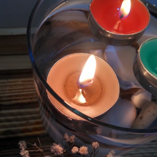 شمع وارمر سفید و رنگی با زمان سوخت 4 ساعت