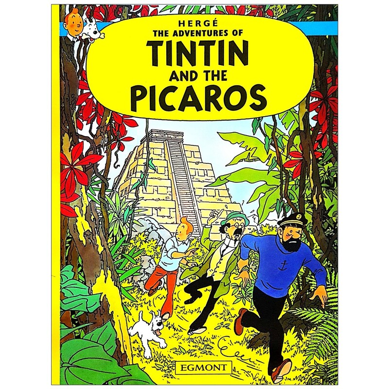 کتاب ماجراهای تن تن و میلو، تن تن و پیکاروس (The Adventures of Tin Tin، Tin Tin and Picaros ) زبان انگلیسی،کمیک