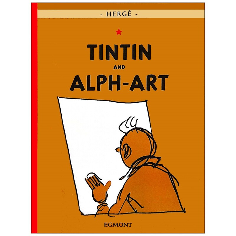 کتاب ماجراهای تن تن و میلو، تن تن و هنر الفبا (جدید) (The Adventures of Tin Tin  The Alph- Art )زبان انگلیسی،کمیک Tintin