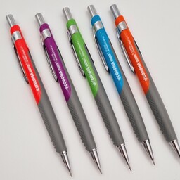 مداد نوکی (اتود) کرونا (Corona) مدل Office ، رنگ های فسفری، ضخامت های 0.5، 0.7، 0.9، رسم، سه نظام فلز، Mechanical Pencil
