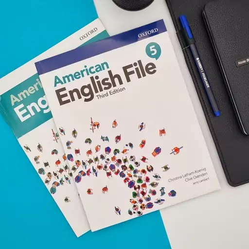  American English File 5 Third Edition، قطع رحلی،امریکن اینگلیش فایل 5 ویرایش سوم،امریکن فایل،نشر جنگل