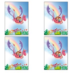 دفتر نقاشی 20 برگ رحلی طرح اژدها - به همراه بازی - انتشارات کتاب باز - مجموعه 4 عددی - بهترین هدیه و عیدی