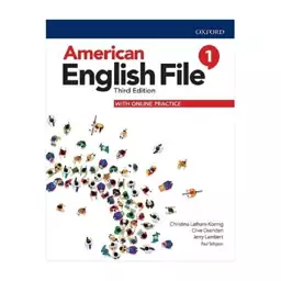 انگلیش فایل  ویرایش سوم سایز بزرگ American English File 1 Third Edition  