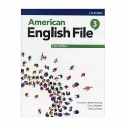  امریکن انگلیش فایل 3 سایز بزرگ ویرایش سوم American English File SB WB DVD 