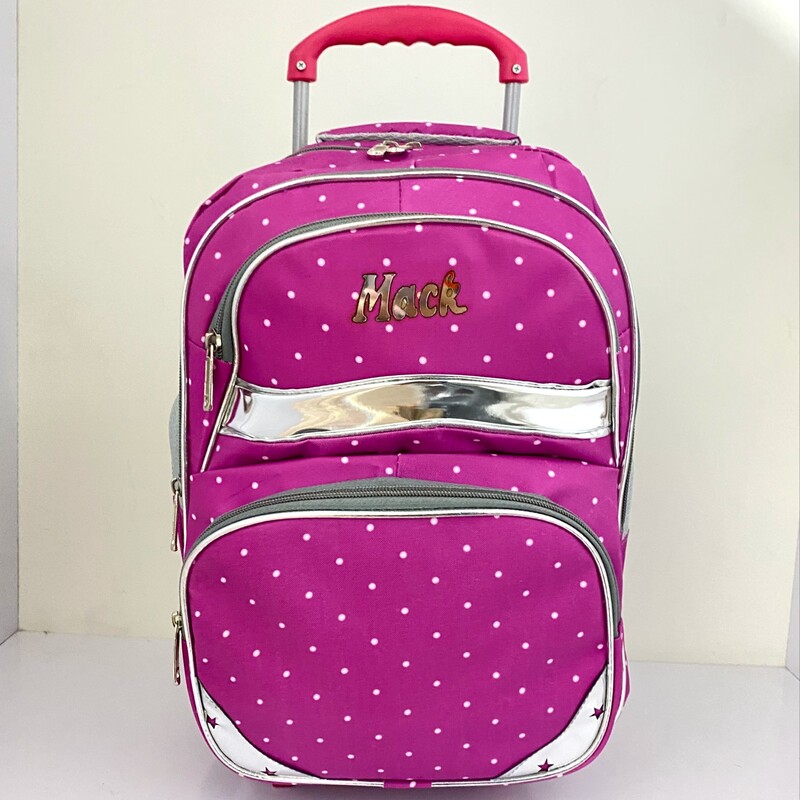 کیف مدرسه ای دخترانه و پسرانه چرخدار با طرح و رنگ متنوع