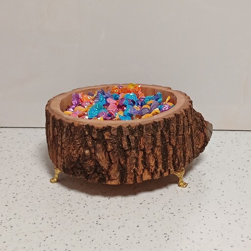 شکلات خوری چوبی پایه داری مخصوص عید