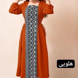 پیراهن سنتی نازلی مازراتی  با خرجکار سوزن دوزی شده ارسال رایگان