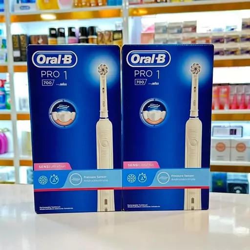 مسواک برقی شارژی اورال بی Oral-B Pro1 700 ultraThin چرخشی