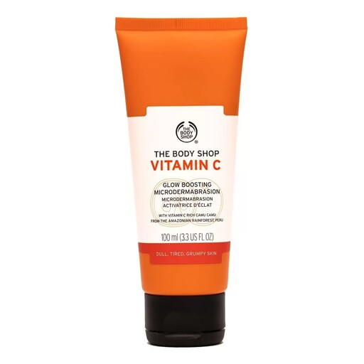 اسکراب ویتامین سی بادی شاپ The Body Shop Vitamin C Glow Boosting Microdermabrasion Face Scrub