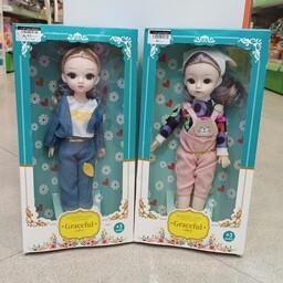 باربی مفصلی چشم تیله ای عروسک قد 32 اسباب بازی دخترانه به قیمت مناسب اورجینال