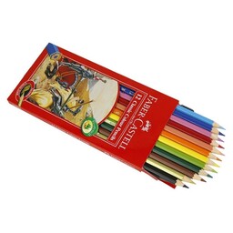 مداد رنگی 12 رنگ جعبه مقوایی فابرکاستل اصلی
