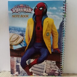 دفتر نقاشی سیمی 50برگ طرح اسپایدرمن(مرد عنکبوتی)