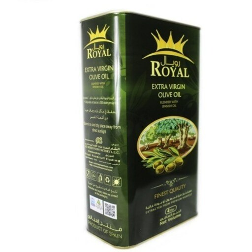 روغن زیتون اکسترا ویرجین 4 لیتری رویال اصل اسپانیا Roya ( با ضمانت )