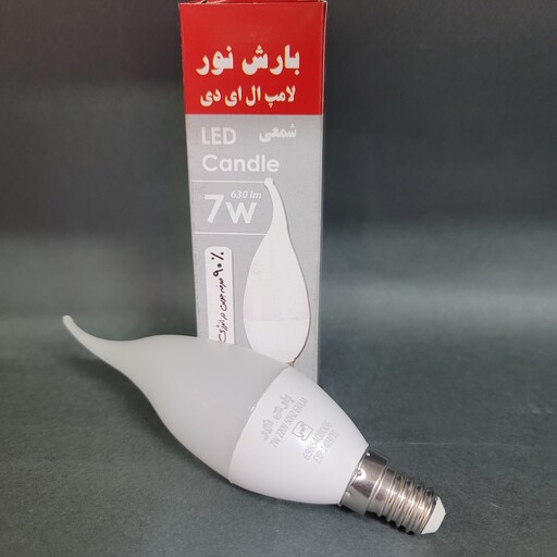 لامپ فوق کم مصرف لوستری اشکی 7وات نور مهتابی سرپیچ E14 ایرانی گارانتی دار