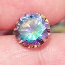 نگین توپاز  زیبا  الماس تراش  11.20قیراط 