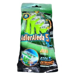 خودتراش آلدا مدل AdlerAleda 5 سبز (بسته 4 عددی)(تیغ ژیلت Aleda)