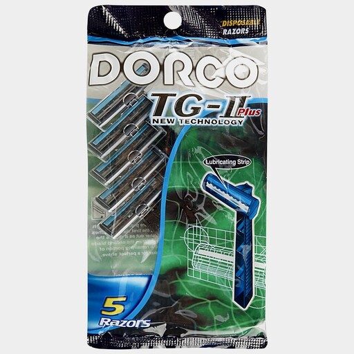 خودتراش دورکو مدل صابون دار (بسته 100 عددی - 20 بسته 5 تایی)(تیغ ژیلت DORCO)(عمده)