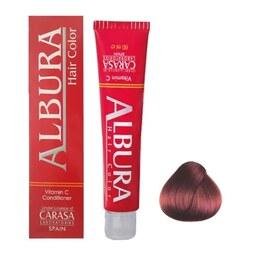 رنگ مو آلبورا مدل carasa شماره 4.4 حجم 100 میلی لیتر رنگ بلوطی متوسط