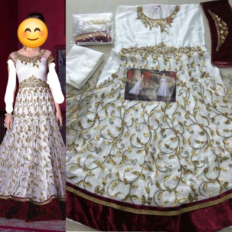 لباس هندی برش خورده 5860